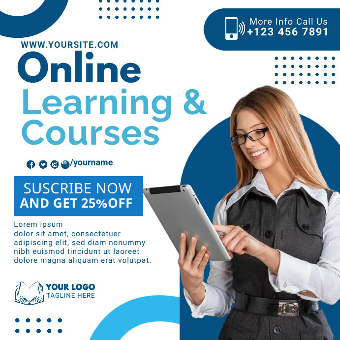 online course ads Template | PosterMyWall