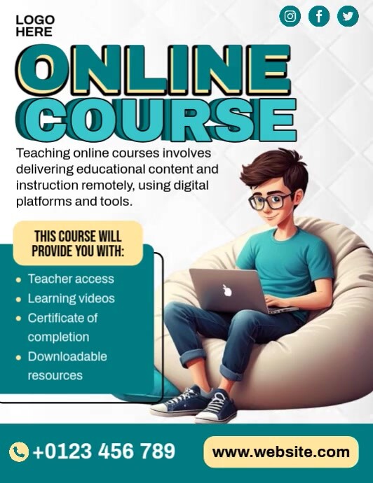 Copy of Online Course Ads | PosterMyWall