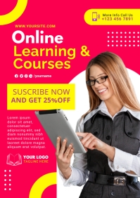 Online Course Flyer Ads Template | PosterMyWall