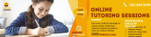Online Course ads Google Classroom-banner template