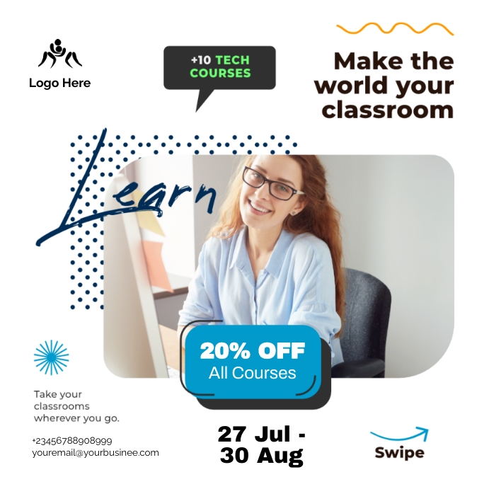 Copy of Online Course Carousel Cover | PosterMyWall