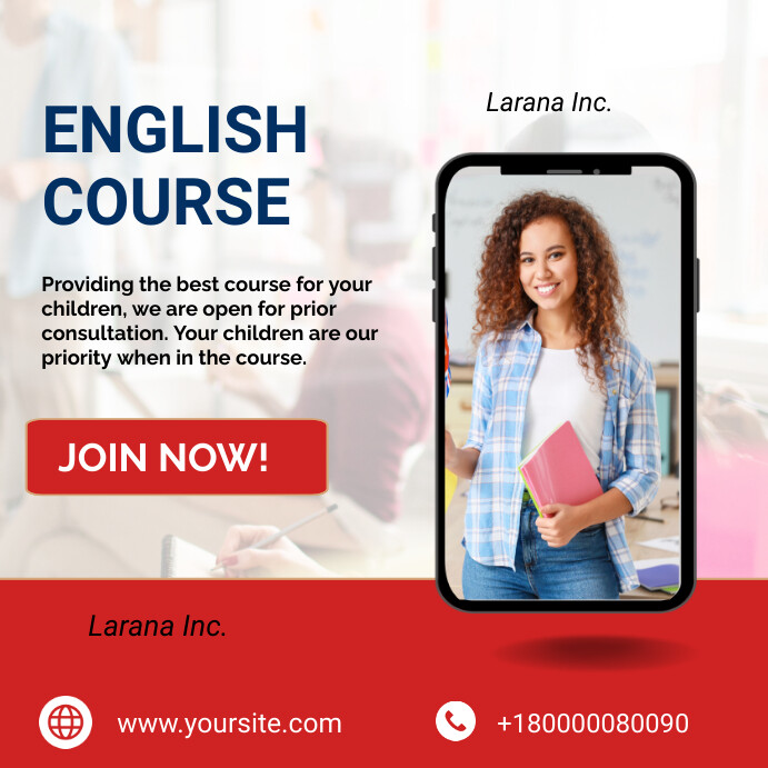 Online Course Instagram Post template