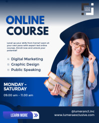 online course Instagram Portrait template