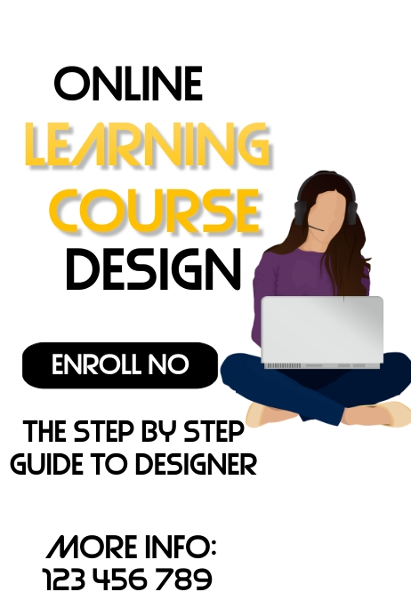 Online Course Template PosterMyWall Online Course Template PosterMyWall