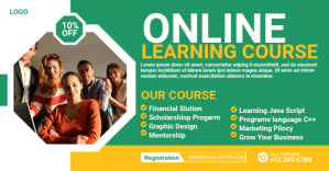 Türkis Online Learning Course Promotion Facebook Shared Image Template