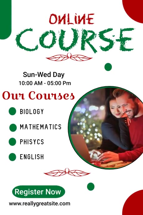 Online course flyer template | PosterMyWall