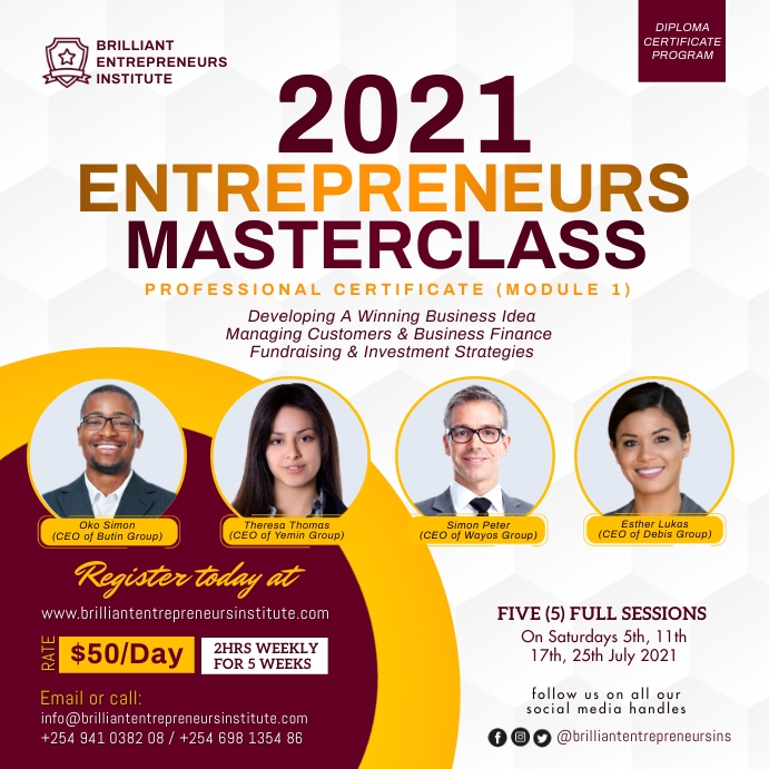Online Course Flyer Template PosterMyWall