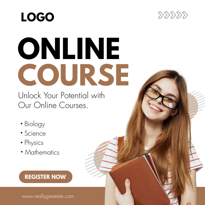 Online Course Learning Template | PosterMyWall