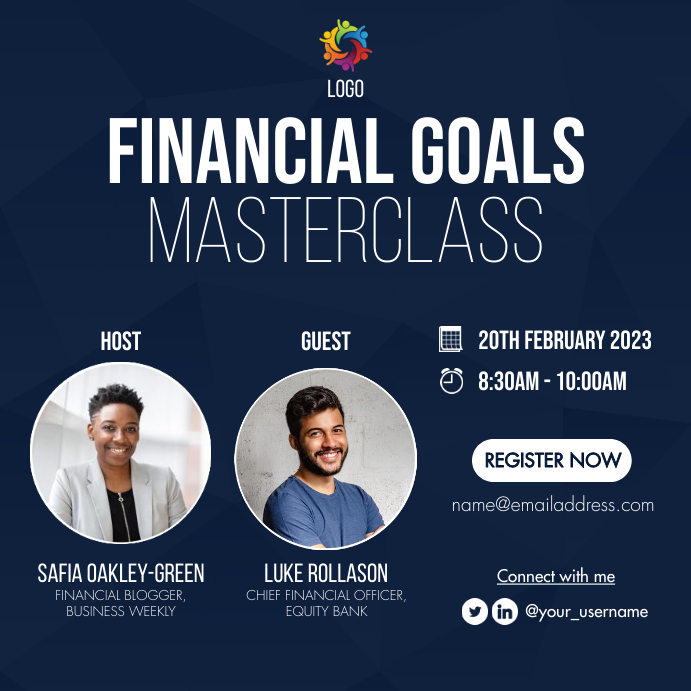 Online course masterclass webinar Template | PosterMyWall