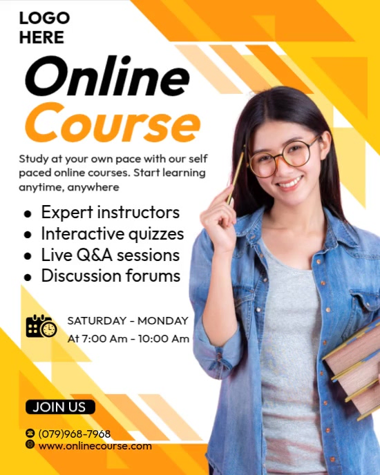 Plantilla de Online Course Promotion | PosterMyWall
