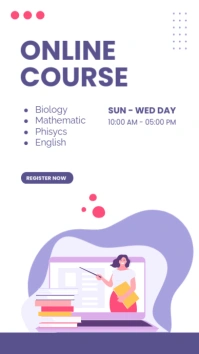 online course template История на Instagram