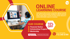 Oranje Online Learning Course Twitter Post Template
