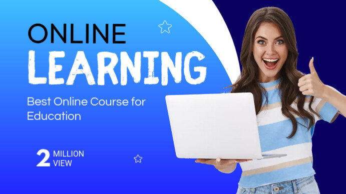 Online Course Youtube Thambnail Design Template | PosterMyWall