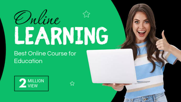Course Thumbnail Pinterest Online Course Youtube Thambnail Design Template | PosterMyWall
