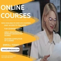 ONLINE COURSES 2024 Square (1:1) template