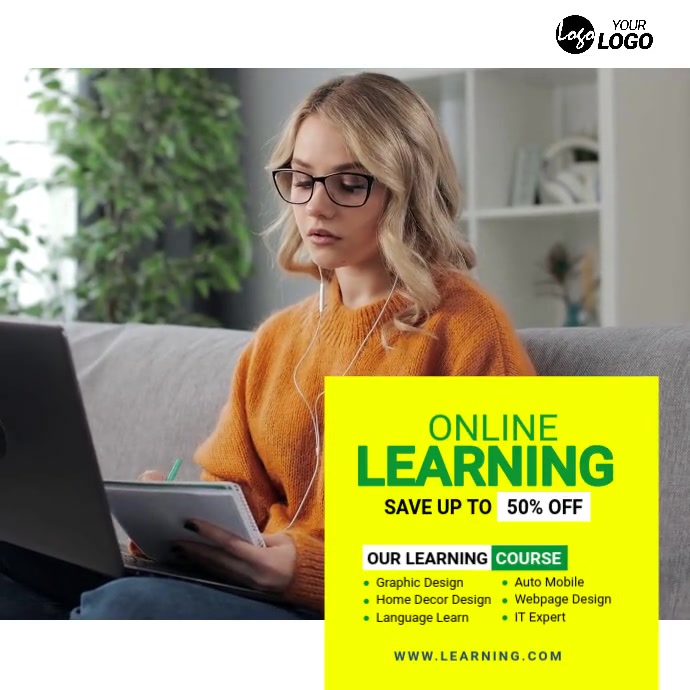 Copy of Online Courses Ad Template | PosterMyWall