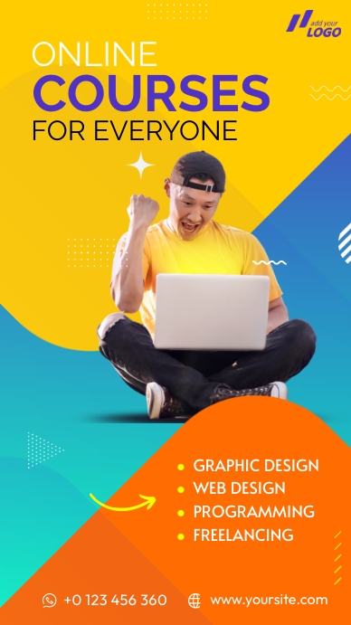 Online Courses Ad Template | PosterMyWall