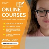 ONLINE COURSES Cuadrado (1:1) template
