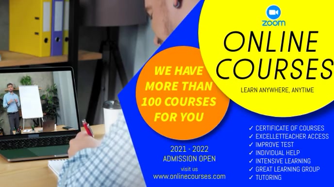 Copy of online courses | PosterMyWall