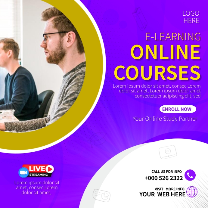 Copy of Online Courses | PosterMyWall