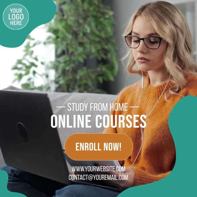Copy of Online Courses Education | PosterMyWall