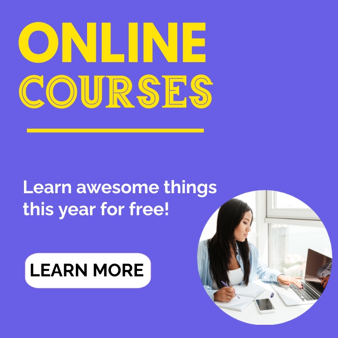 Online Courses Instagram Post Template | PosterMyWall