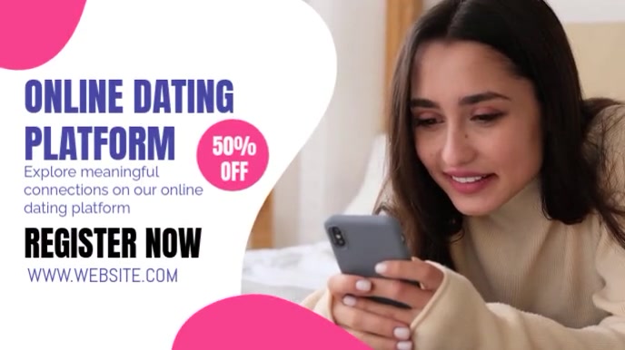Online Dating Platform Hd Video Template | PosterMyWall