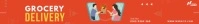 Online Delivery Services Ad Leaderboard template