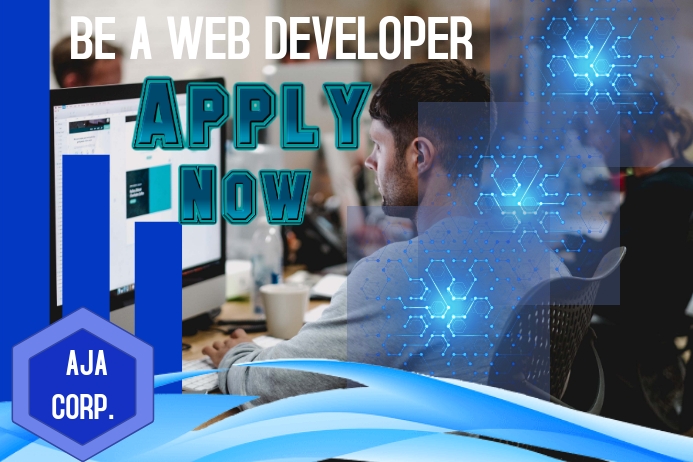 Online developer Template | PosterMyWall