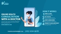 Online Doctor Consultation Twitter 帖子 template