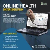 Sample Post Call Doctor Online Doctor Consultation Template | PosterMyWall
