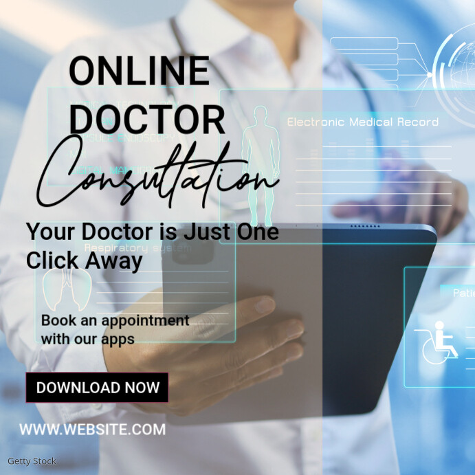 Copy of Online doctor | PosterMyWall