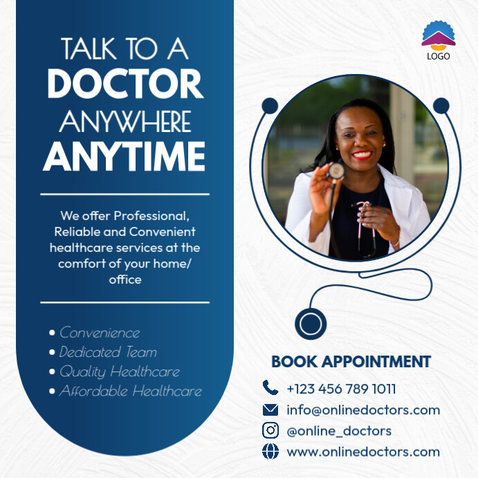 Doctor Advertisement Sample Doctor Advertisement Poster Template