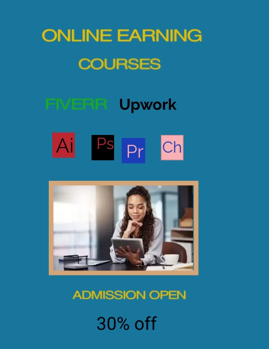 Online earning courses cards Template | PosterMyWall
