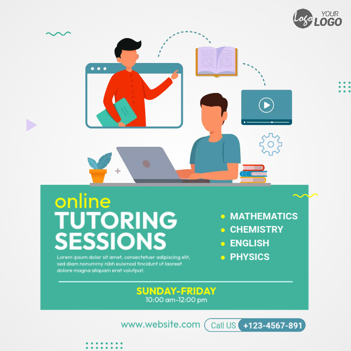 Online Education Ad Pos Instagram template