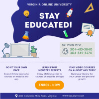 Online Education Instagram Post Template Postermywall