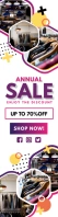 Online Electronics Sale Skyscraper Banner template