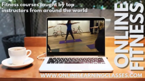 Online Fitness Classes Video Template Digitale display (16:9)