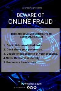 1.27K+ Free Templates for 'Fraud prevention' | PosterMyWall