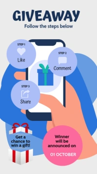 Online Giveaway Instagram Story Template