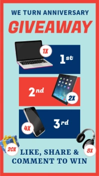 Online Giveaway Instagram Story Template