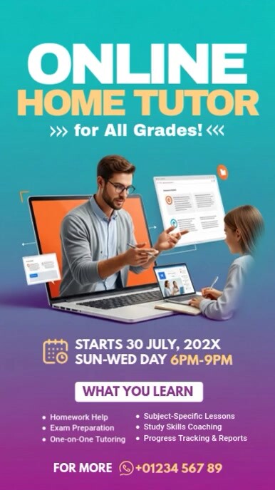 online graphic design Instagram Reel template
