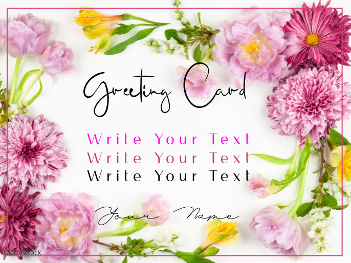 Online greeting cards Template PosterMyWall