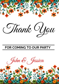 Online greetings card A3 template