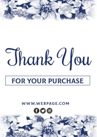 Online greetings card A3 template