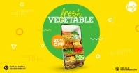 Online Grocery Delivery Ad Facebook 共享图片 template