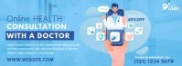 Online Health Consultation Facebook Cover Photo template