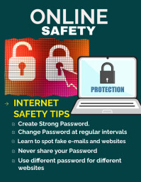 Internet Safety Layout Internet Safety Template | PosterMyWall