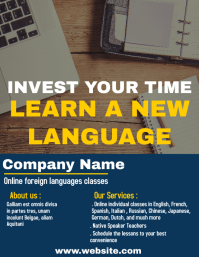 2 920 Language School Customizable Design Templates Postermywall