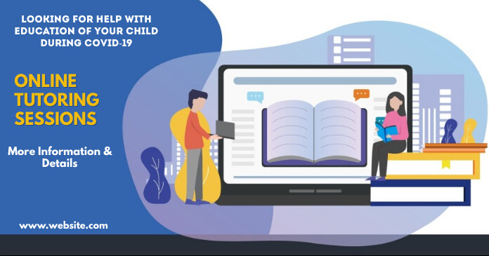Online learning,event,educational Facebook Shared Image template